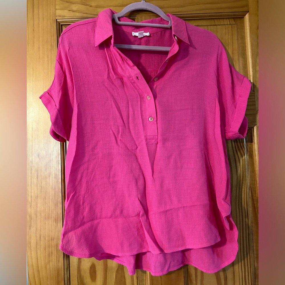Mine Boutique Short Sleeved Blouse